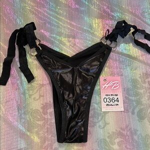 NWT Faux leather Cheeky Bottoms